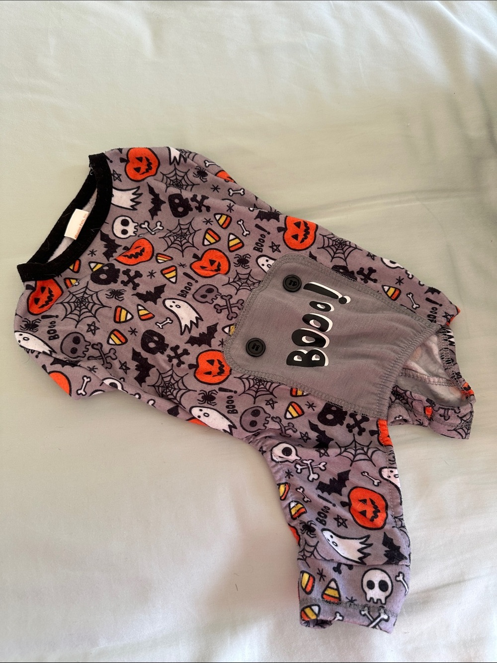 Halloween Print Baby Onesie - Ghosts & Pumpkins